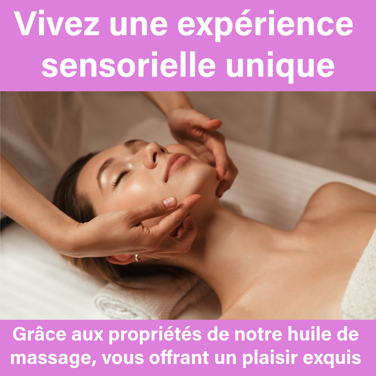 Huile de massage relaxante 50 ml | Bien-être et Détente musculaire