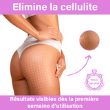 une photo d'un corps qui a de cellulite et la solution qui aide à la drainage lymphatique  chez la marque slimovit